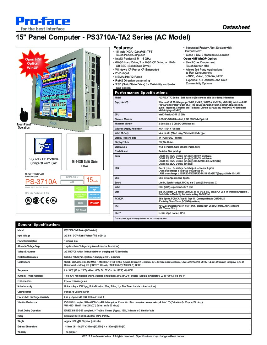 First Page Image of PS3710A-TA2 Datasheet.pdf